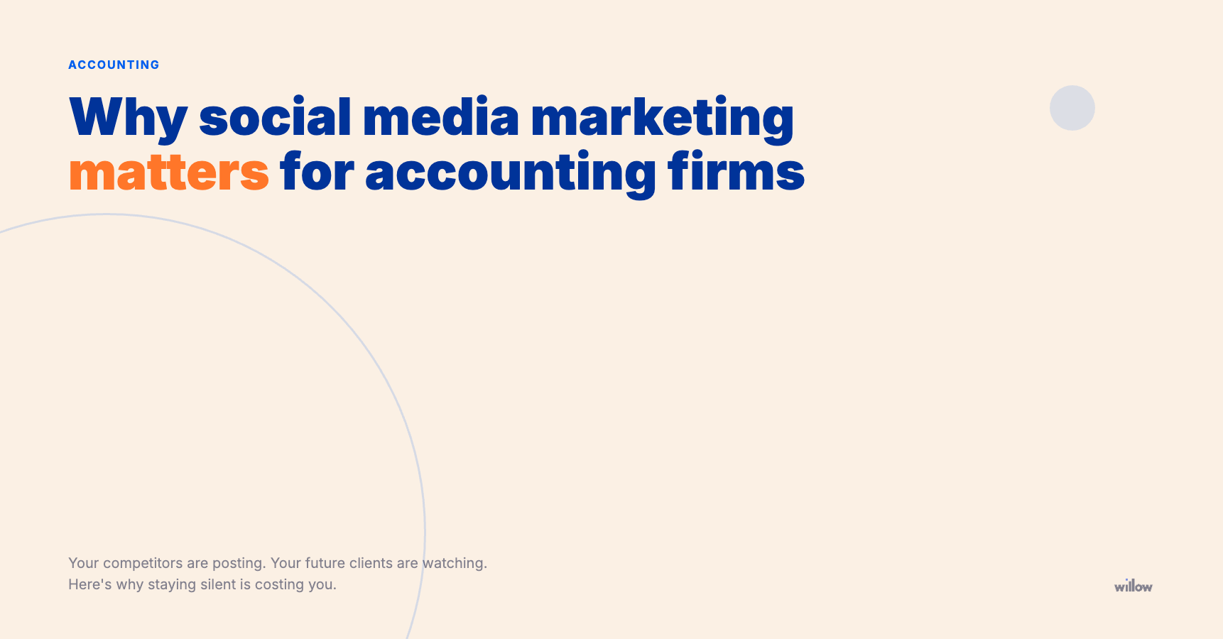 Why social media marketing matters for accounting firms