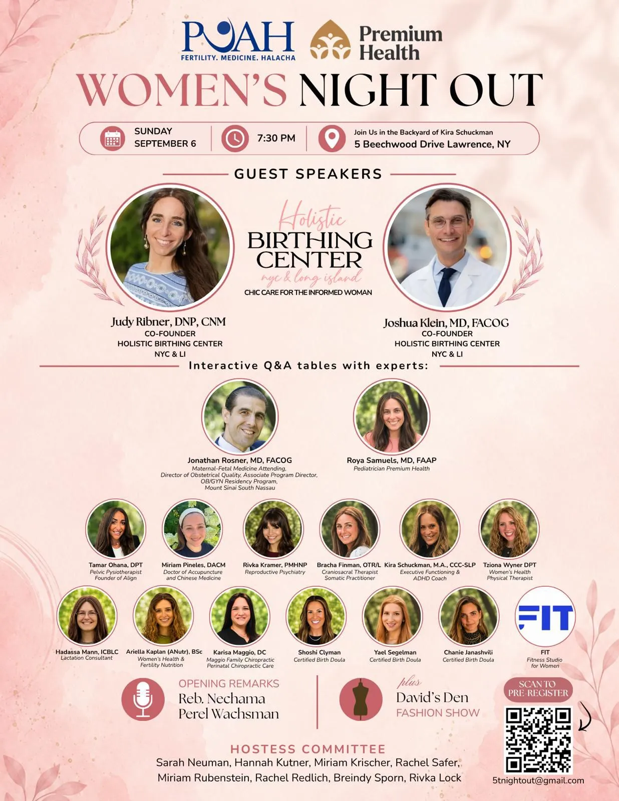 Women's Night Out event flyer