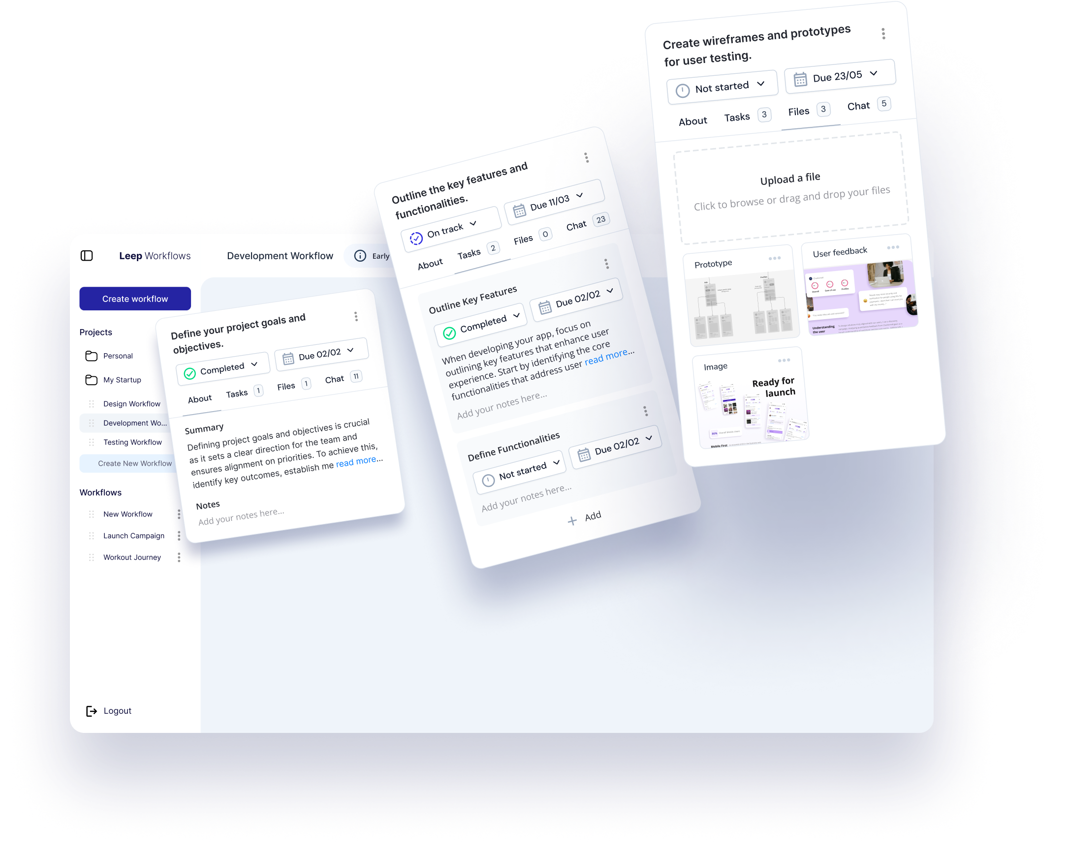 An image of the Leep Workflow software with the millstones falling into place.