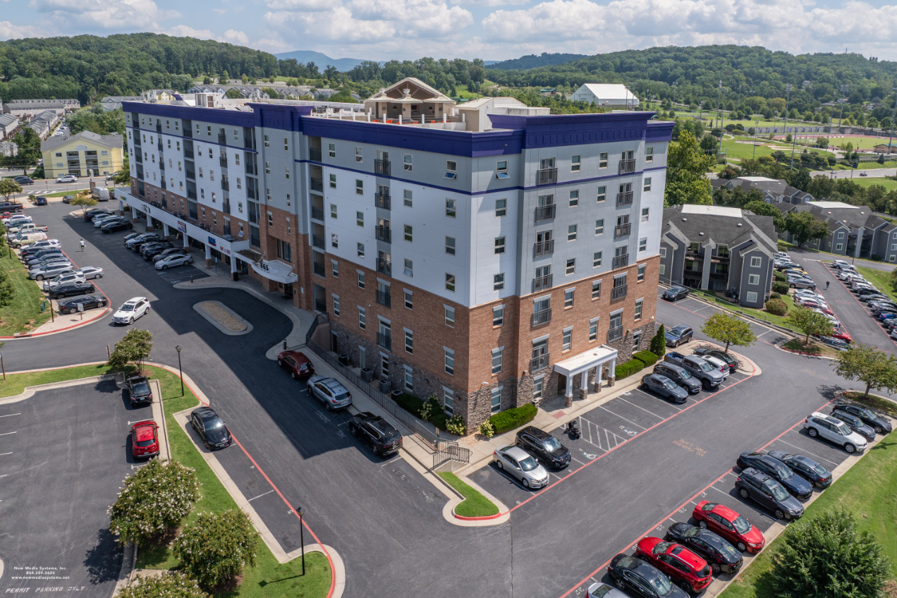 Exterior birds eye view of 865 East