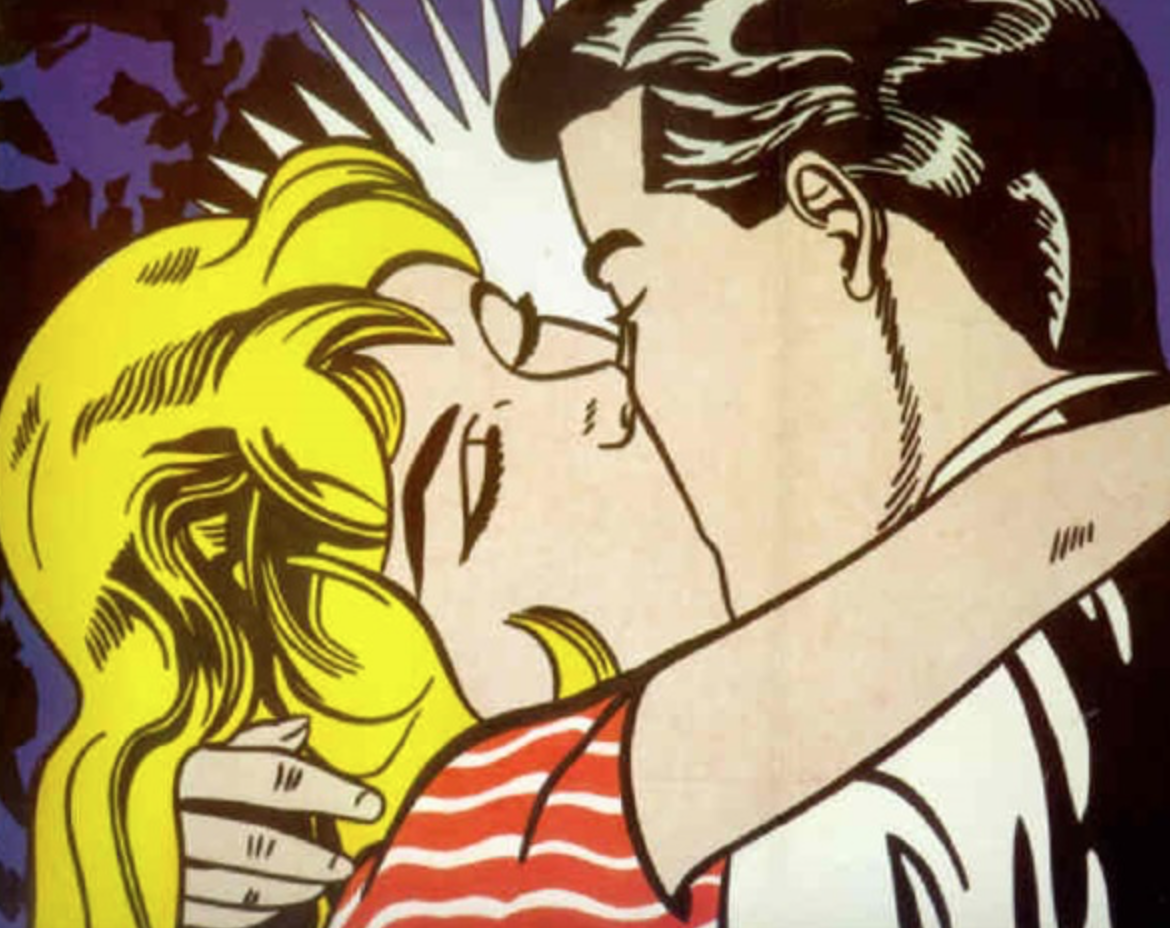 The Kiss by Roy Lichtenstein