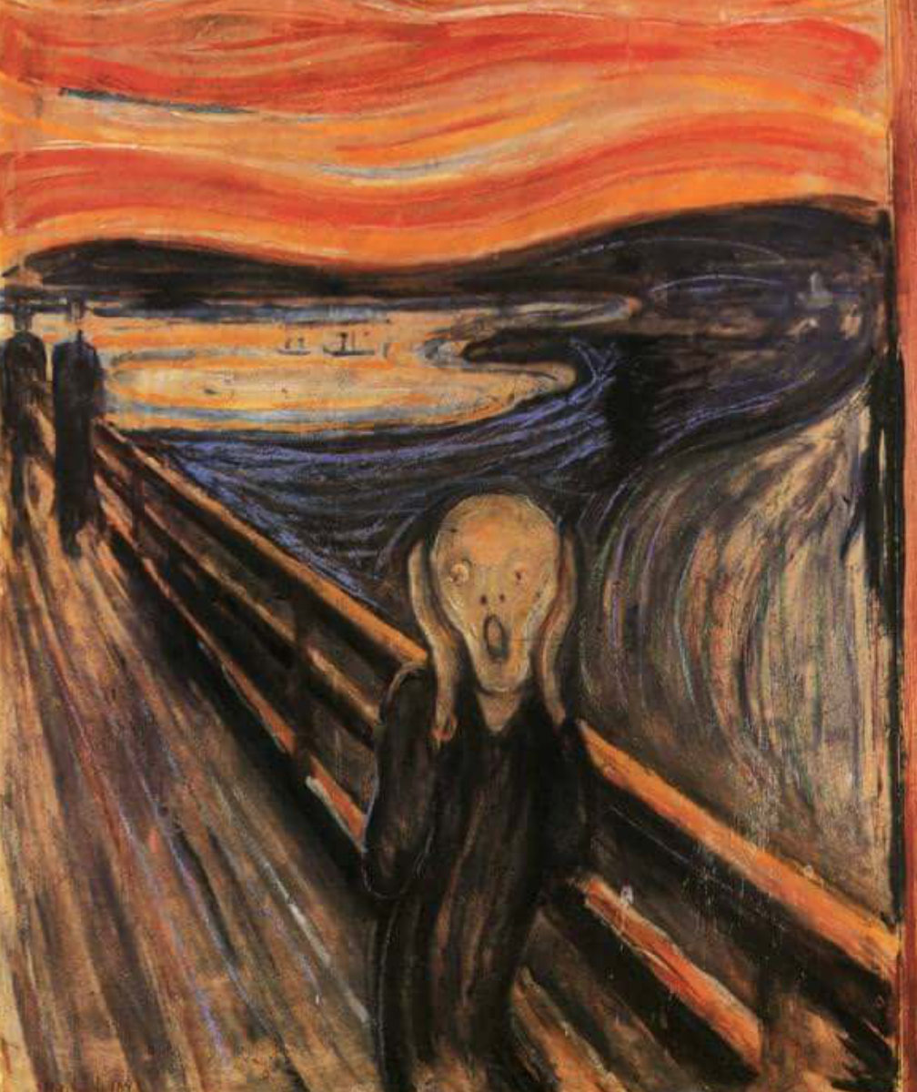 the scream by edvard munch