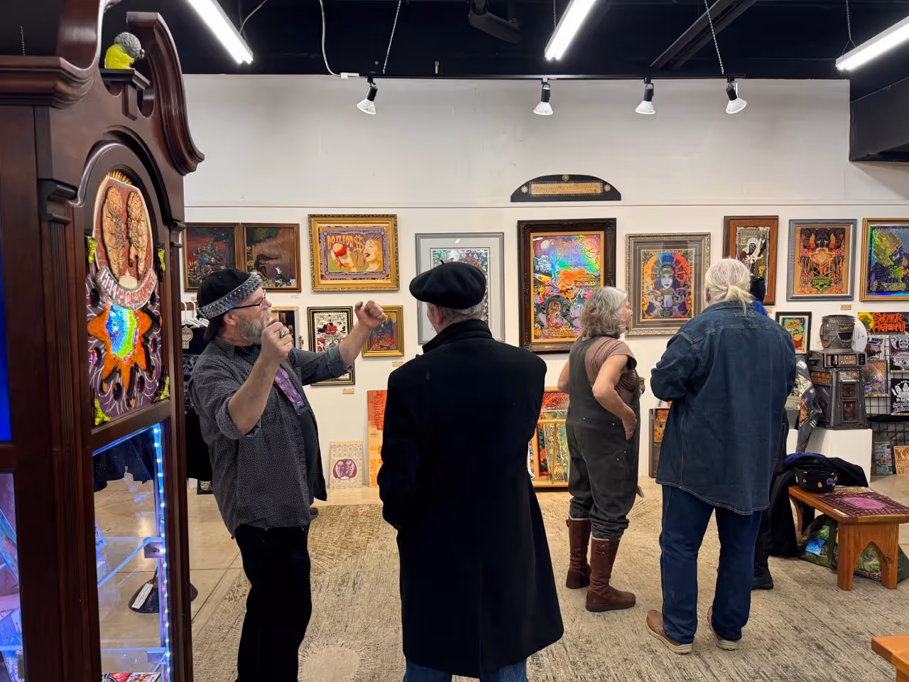 First Friday Art Walk at New Zone Gallery