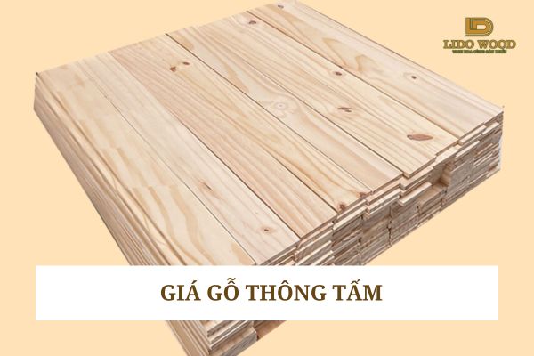 Giá gỗ thông tấm