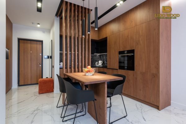 Ứng dụng của gỗ cao cấp trong thiết kế nội thất đẳng cấp