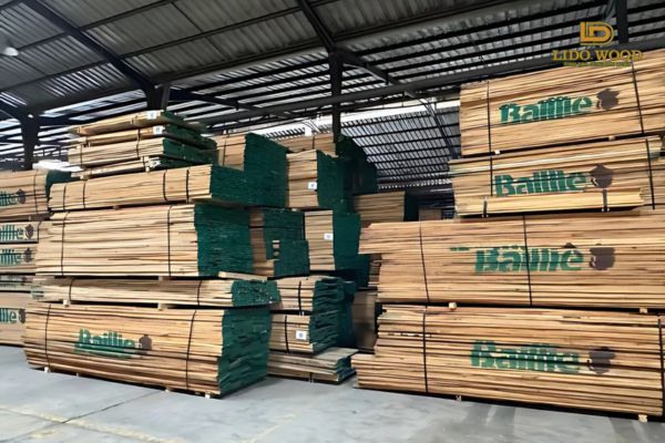 Gỗ thông nhập khẩu được ứng dụng rộng rãi