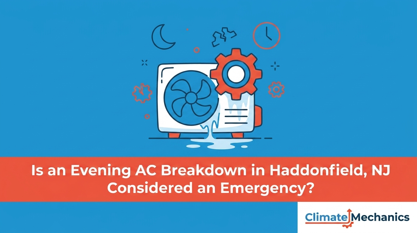 Is an Evening AC Breakdown in Haddonfield Considered an Emergency?
