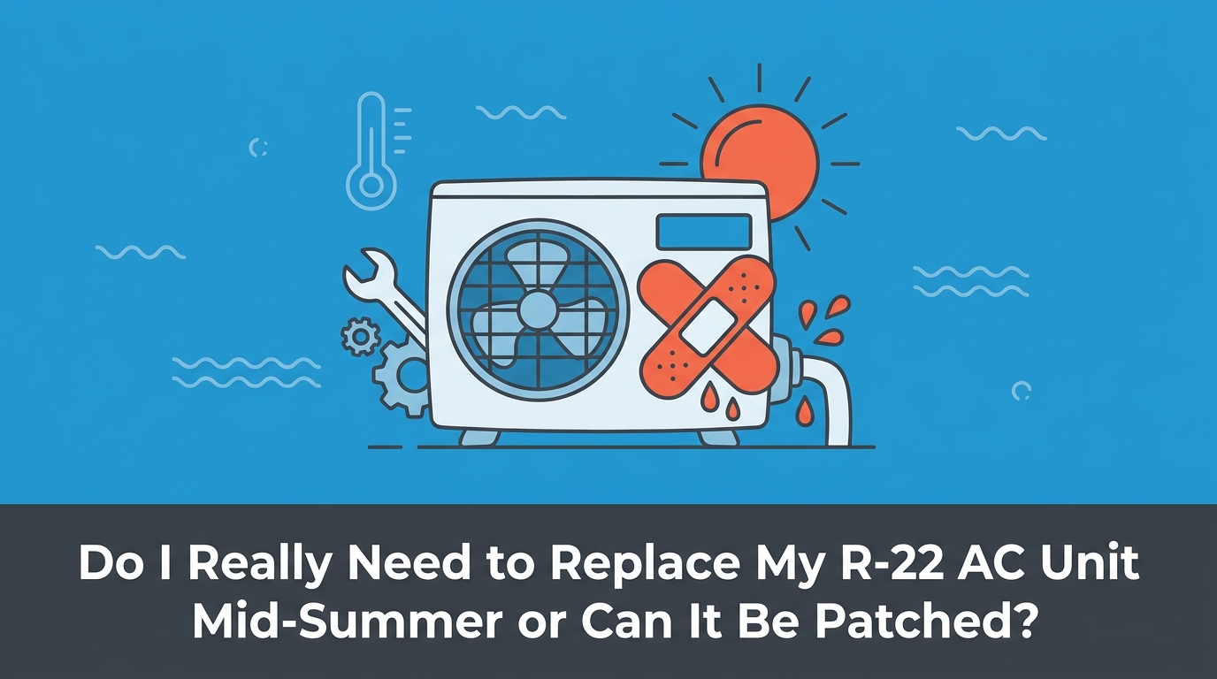 Do I Really Need to Replace My R-22 AC Unit Mid-Summer or Can It Be Patched?