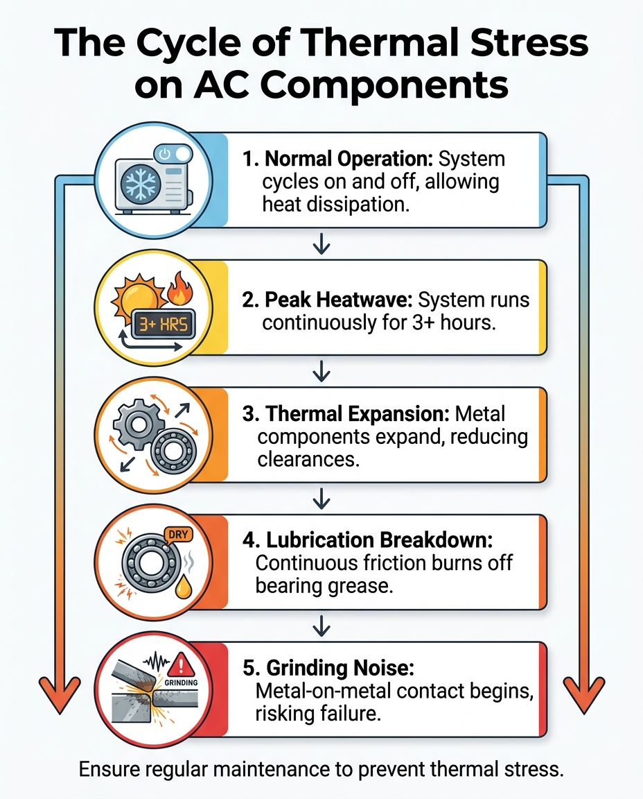 The Cycle of Thermal Stress on AC Components