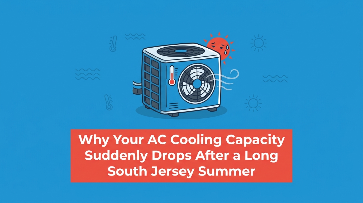 Diagnosing a Sudden Drop in AC Cooling Capacity After a Long South Jersey Summer