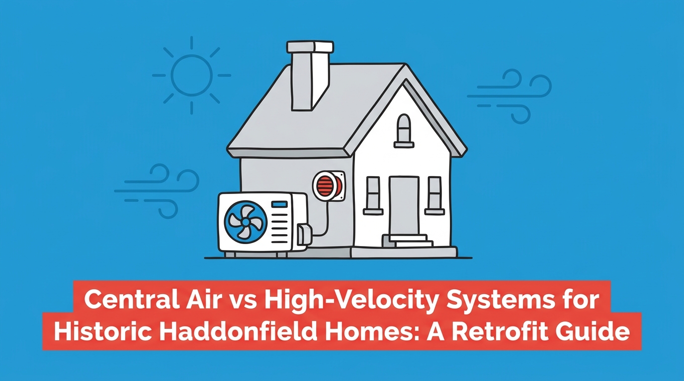 Central Air vs High-Velocity Systems for Historic Haddonfield Homes