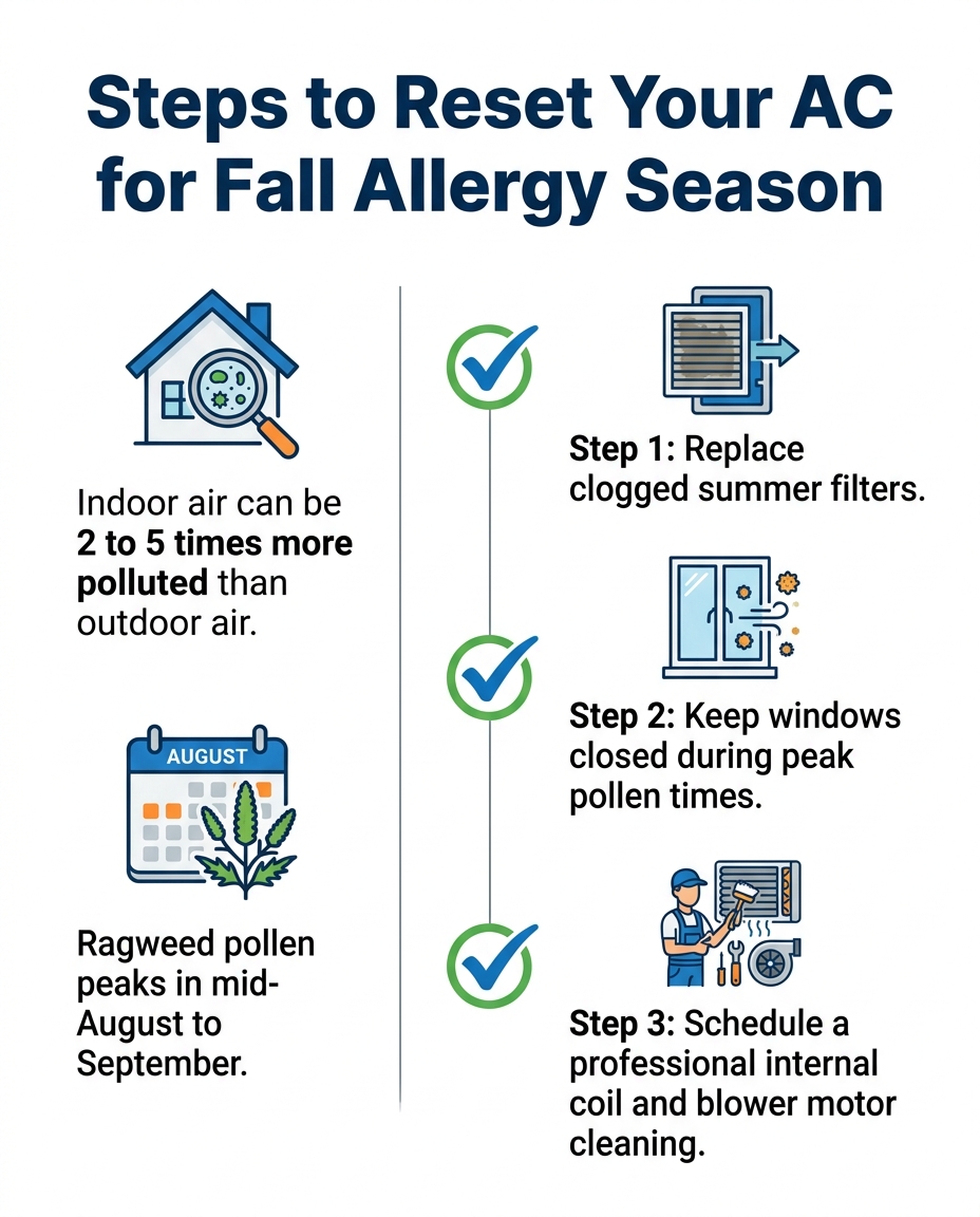 Steps to Reset Your AC for Fall Allergy Season