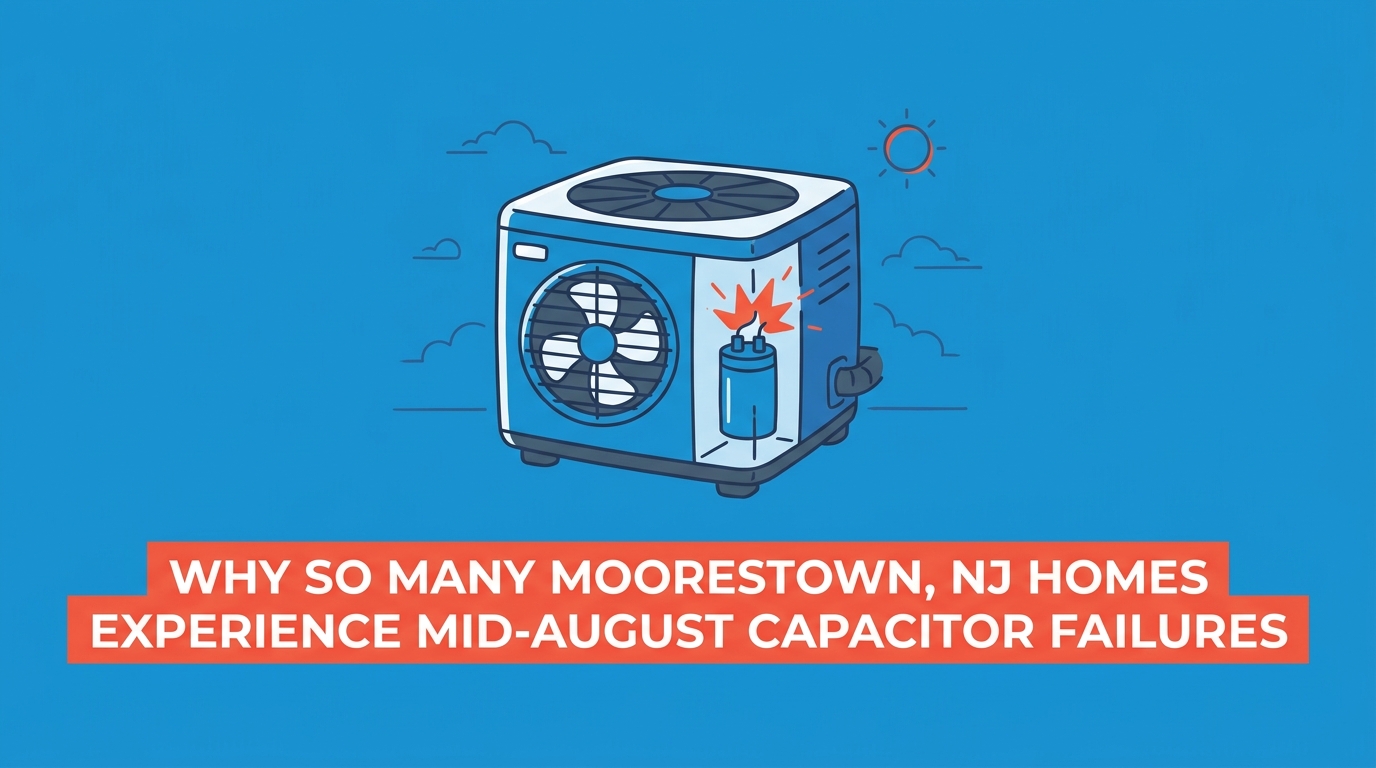 Why So Many Moorestown Homes Experience Mid-August Capacitor Failures