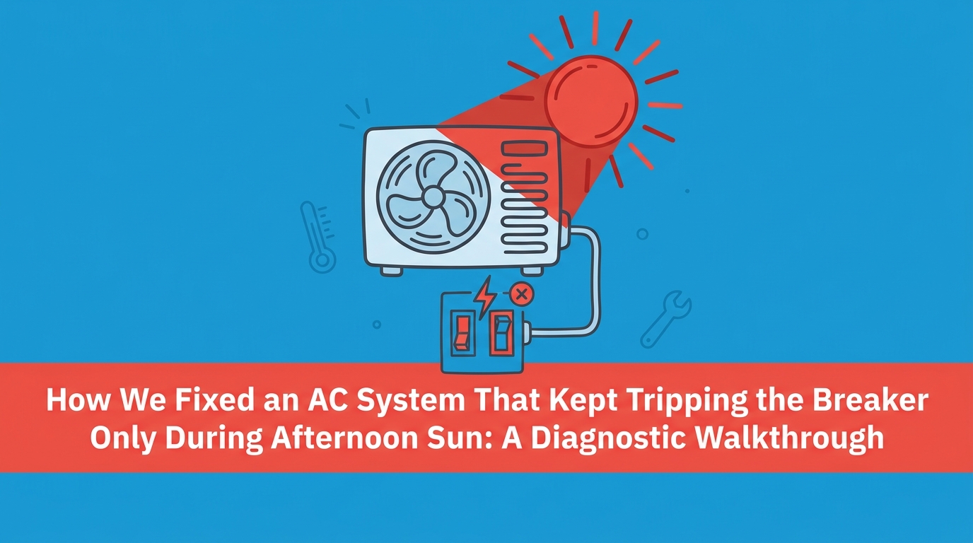 How We Fixed an AC System That Kept Tripping the Breaker Only During Afternoon Sun