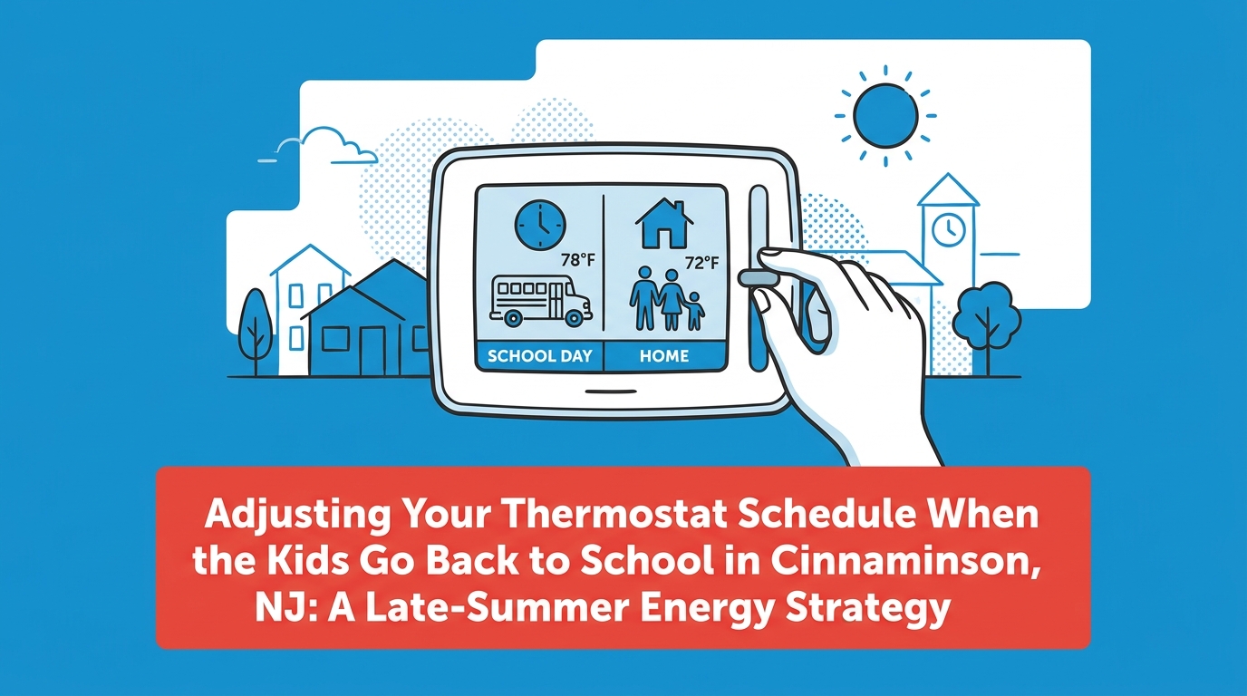 Adjusting Your Thermostat Schedule When the Kids Go Back to School in Cinnaminson