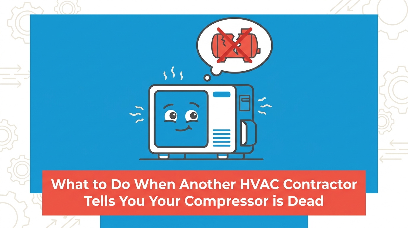 What to Do When Another HVAC Contractor Tells You Your Compressor is Dead