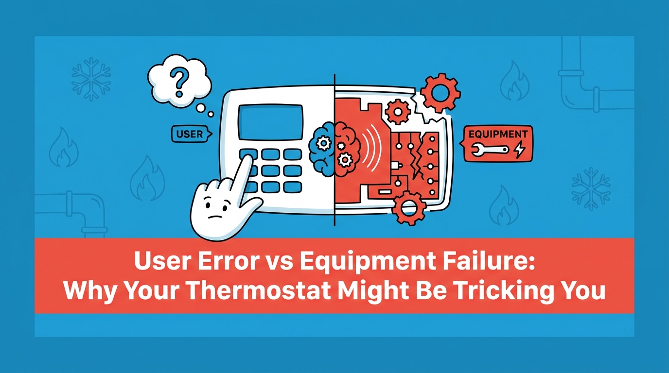 User Error vs Equipment Failure: Why Your Thermostat Might Be Tricking You