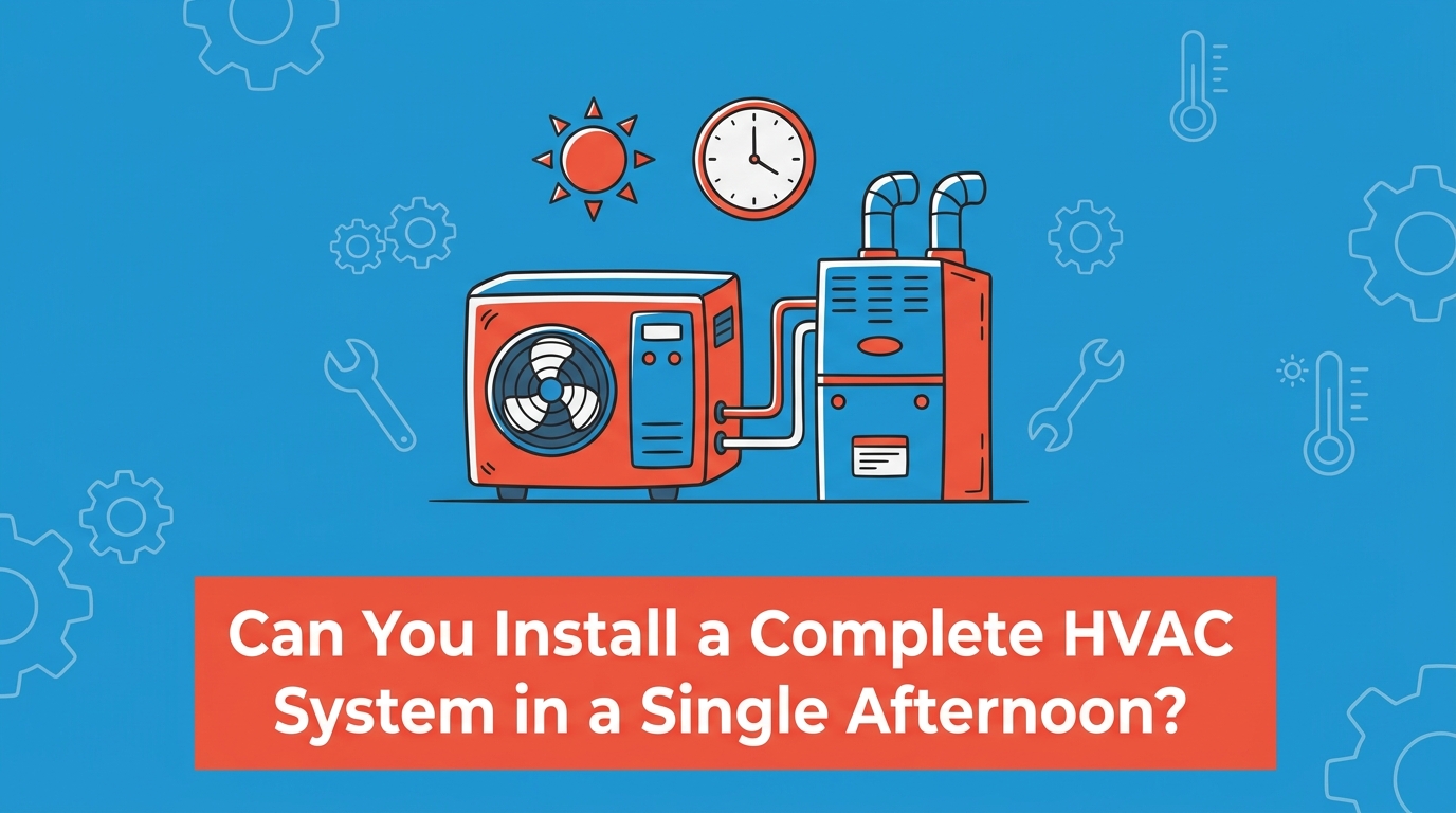 Can You Install a Complete HVAC System in a Single Afternoon?