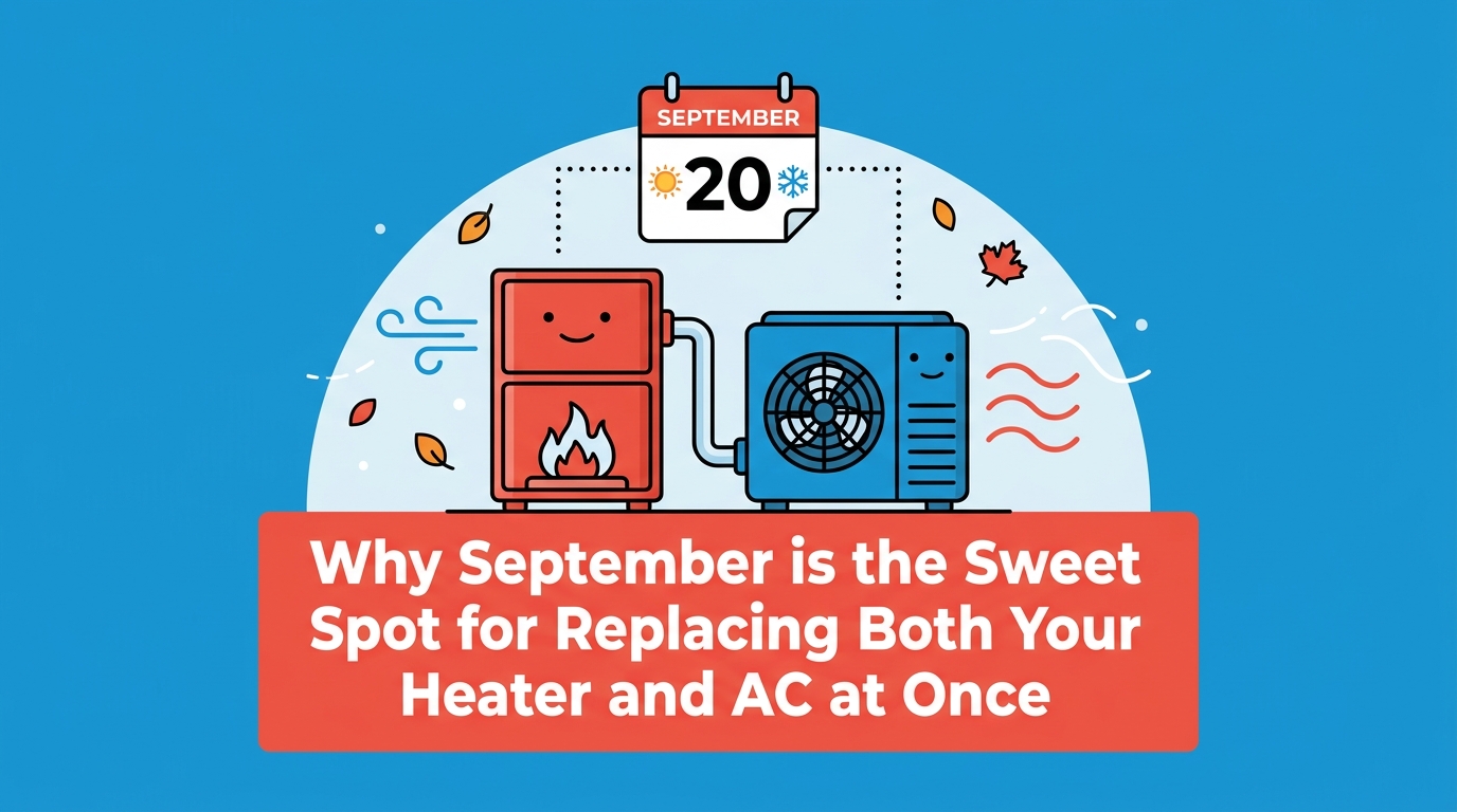 Why September is the Sweet Spot for Replacing Both Your Heater and AC at Once
