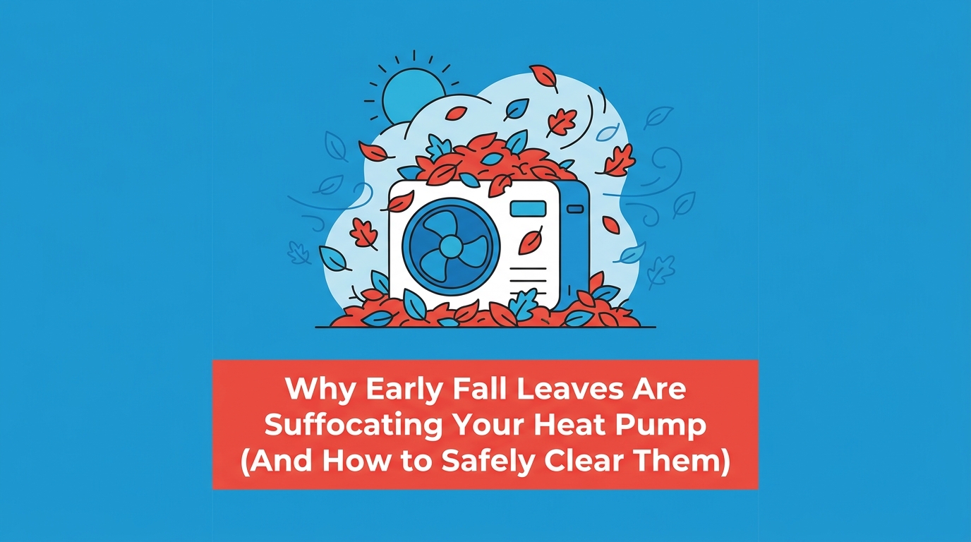 Clearing Fall Leaves and Debris from Your Heat Pump's Outdoor Unit