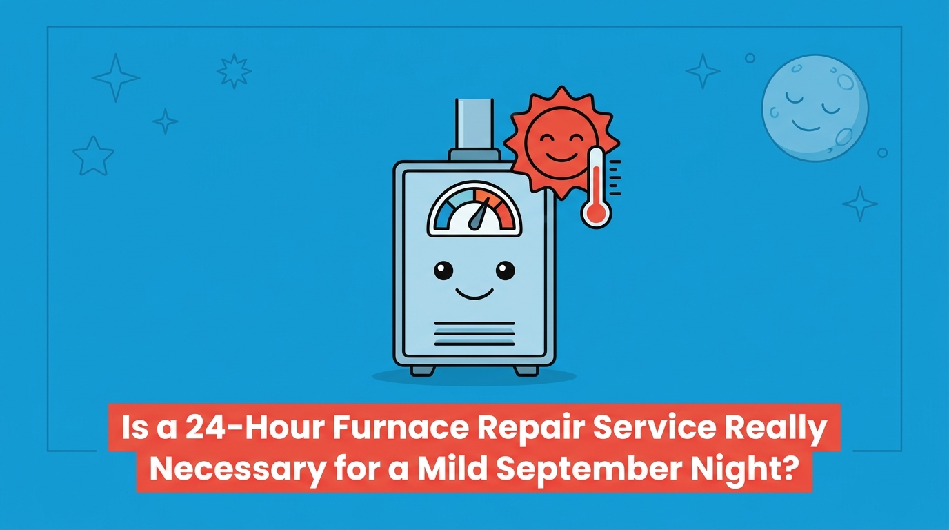 Is a 24-Hour Furnace Repair Service Really Necessary for a Mild September Night?