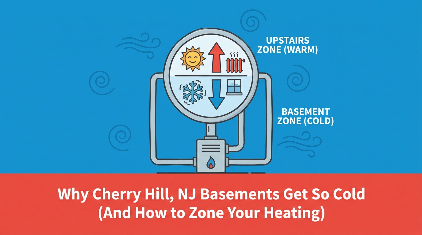 Why Cherry Hill Basements Get So Cold and How to Zone Your Heating
