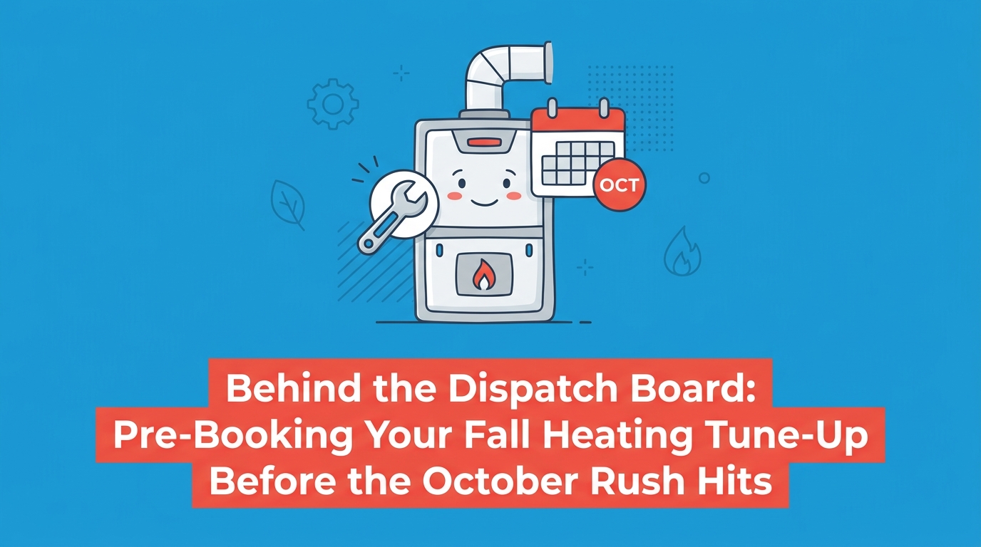 Pre-Booking Your Fall Heating Tune-Up Before the October Rush Hits