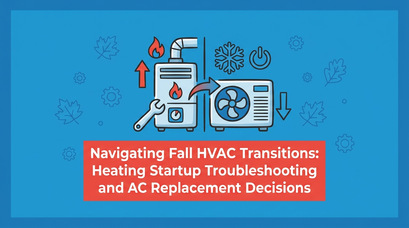 Navigating Fall HVAC Transitions: Heating Startup Troubleshooting and AC Replacement Decisions