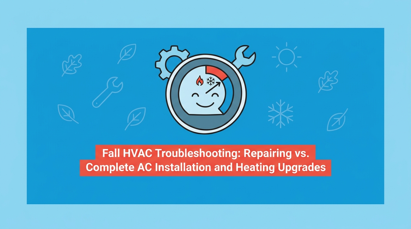 Fall HVAC Troubleshooting: Repairing vs. Complete AC Installation and Heating Upgrades