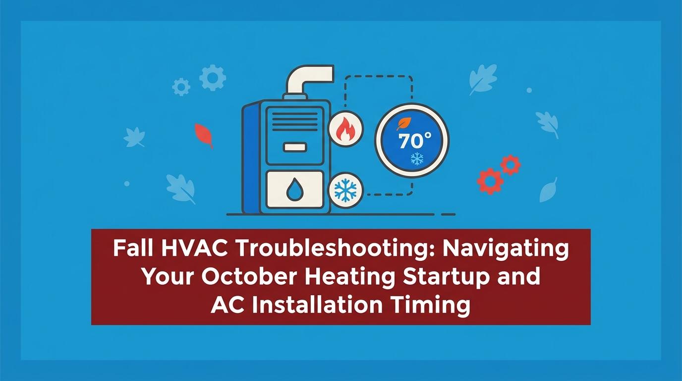 Fall HVAC Troubleshooting: Navigating Your October Heating Startup and AC Installation Timing