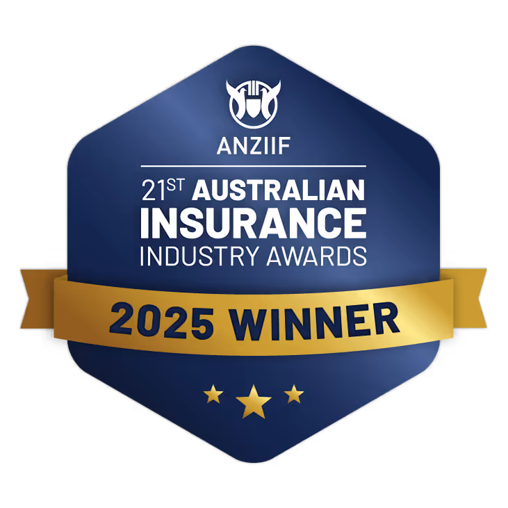 Australian Insurance industry award 2025 winner