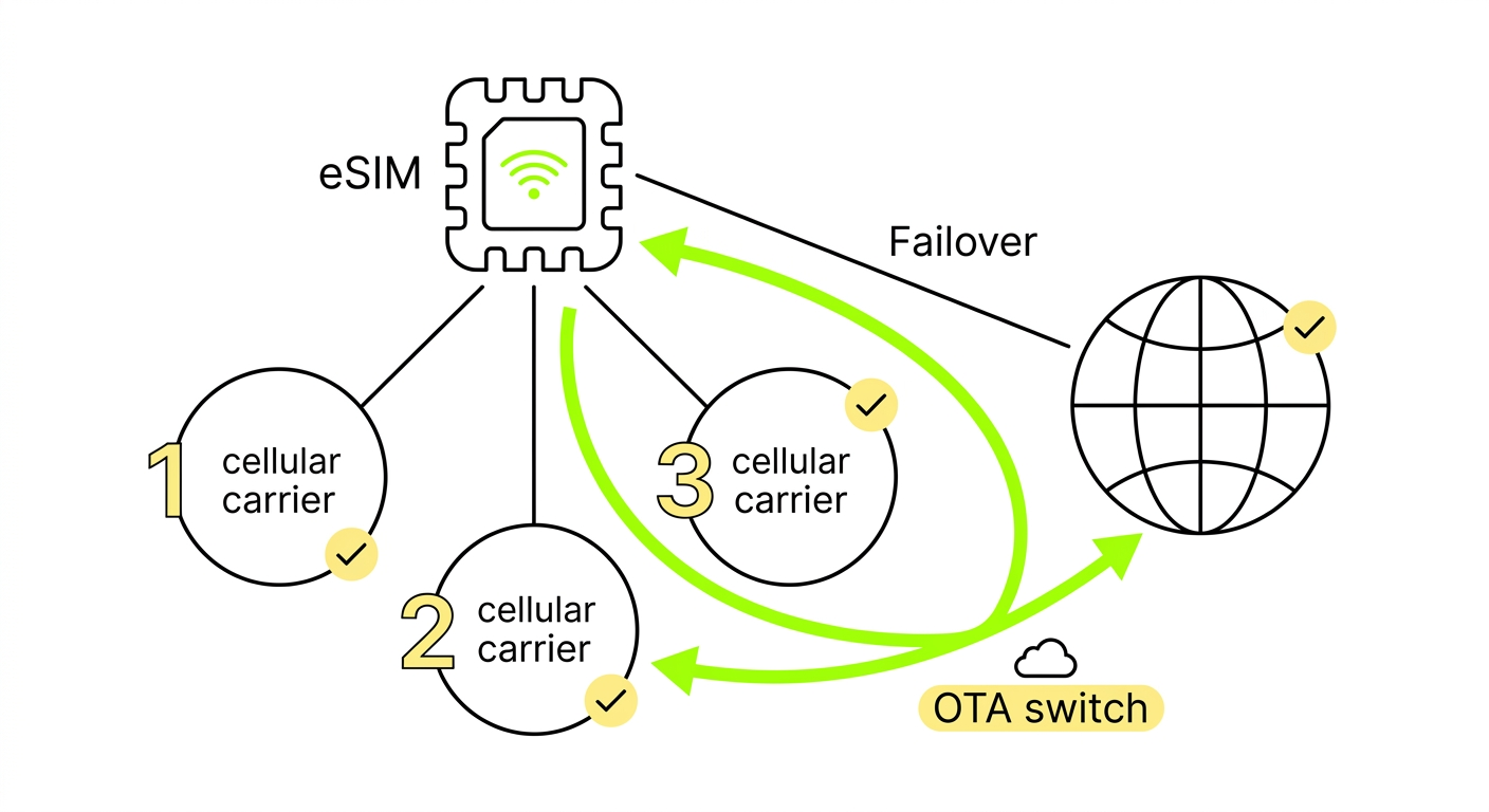 eSIM profile failover