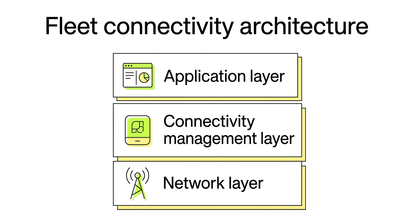 Fleet connectivity architecture layers