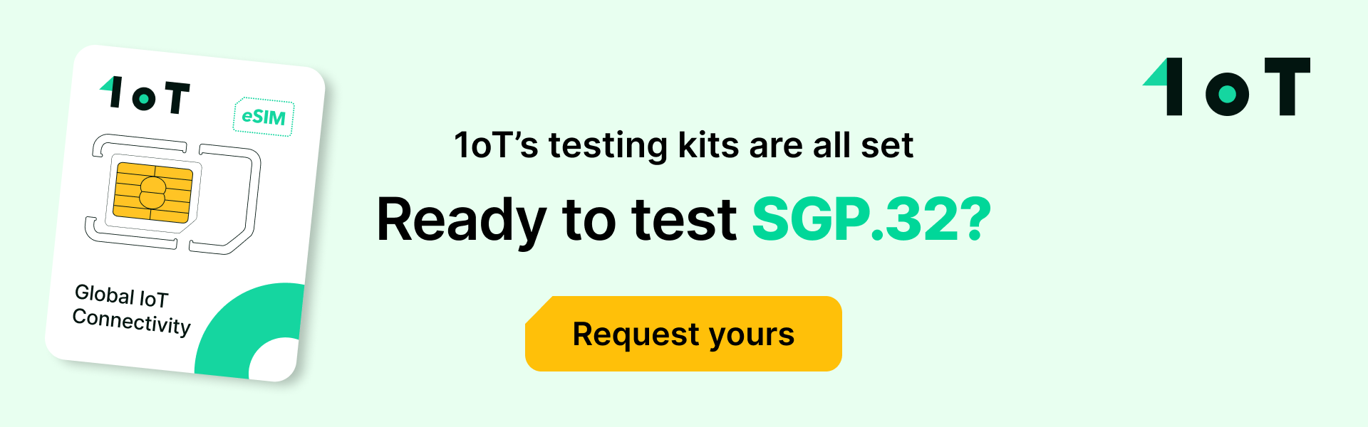clickable promotional banner for 1oT's SGP.32  eSIM