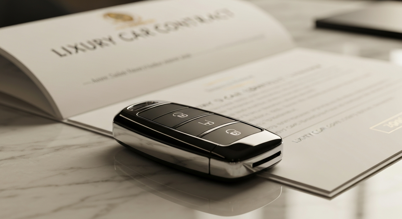 Visuel éditorial leasing premium Joinsteer : LOA voiture : comment fonctionne la location avec option d'achat en 2026