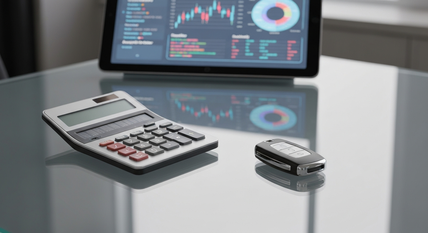 Visuel éditorial leasing premium Joinsteer : Calcul mensualité leasing : la formule, les paramètres et les vrais chiffres