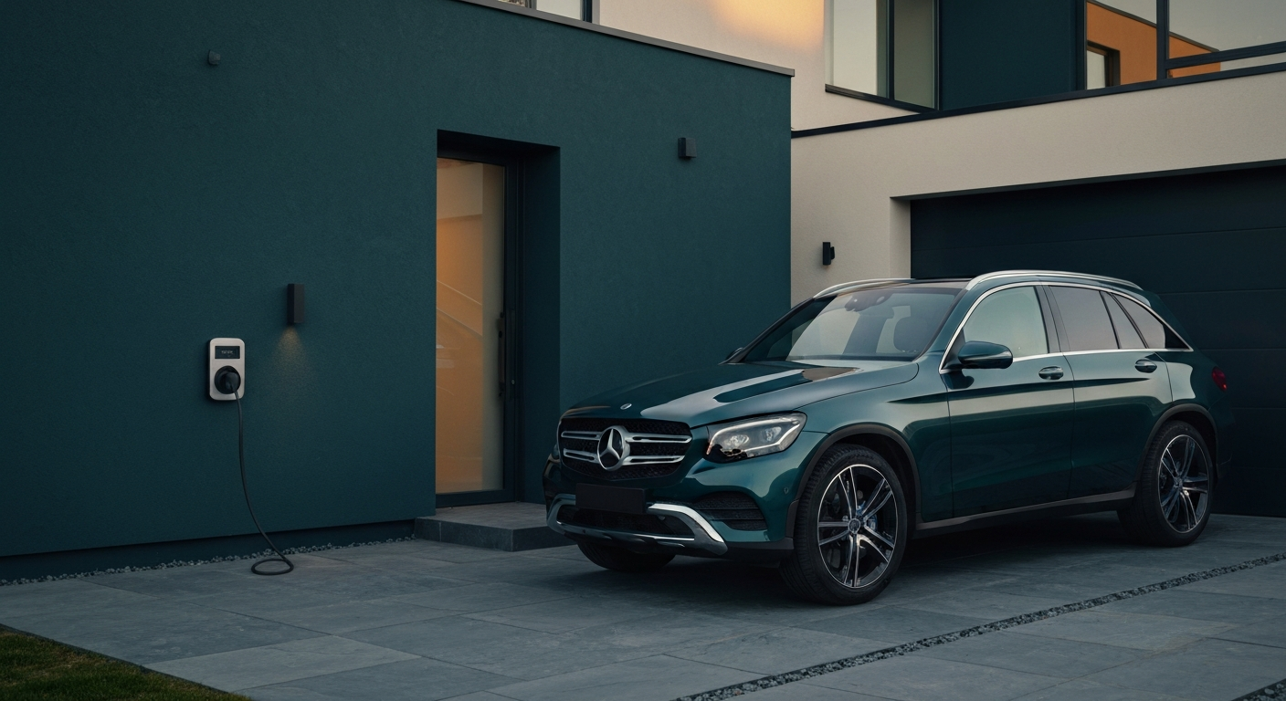 Visuel éditorial véhicule électrique ou hybride premium Joinsteer