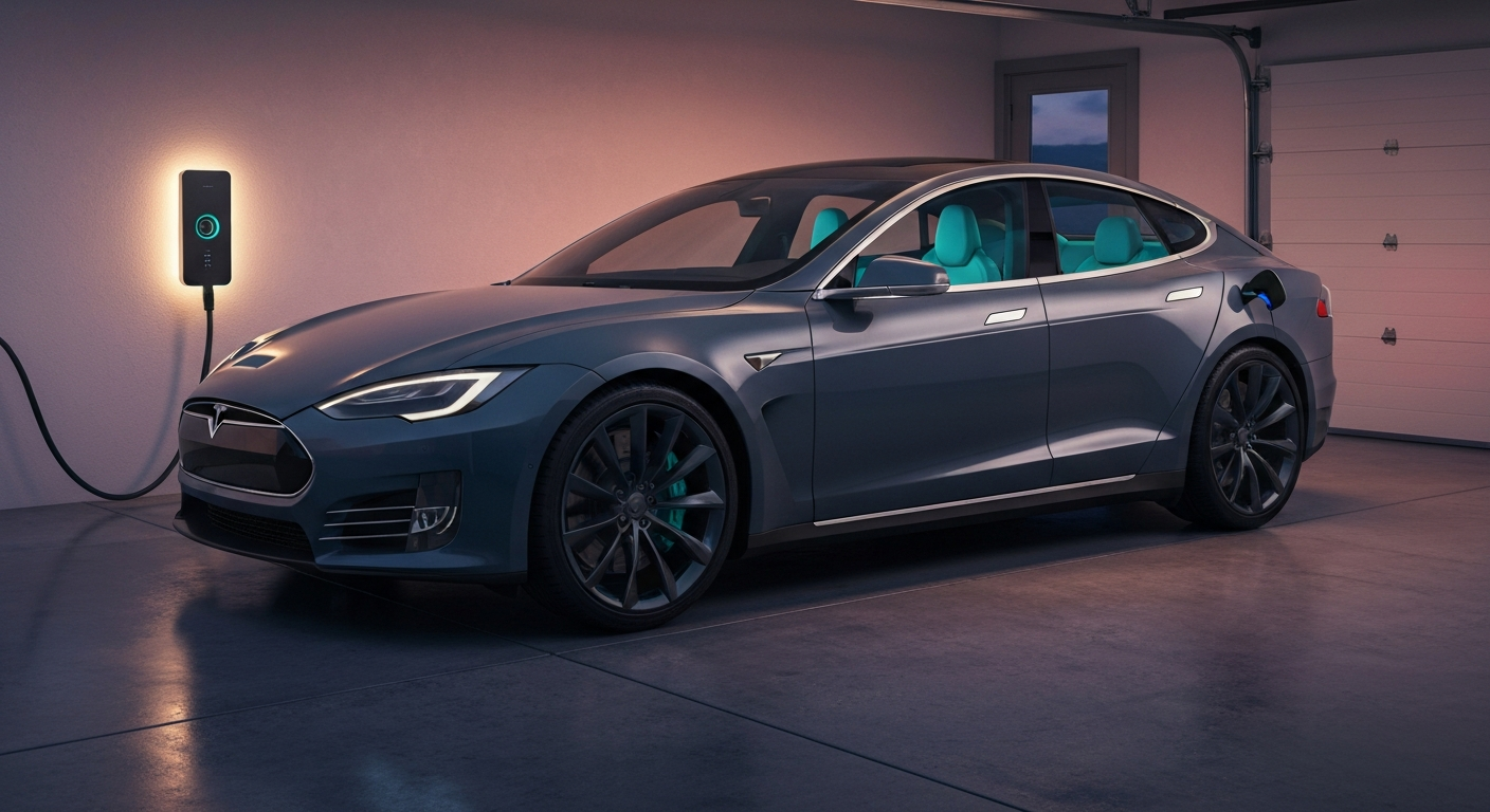 Visuel éditorial véhicule électrique ou hybride premium Joinsteer