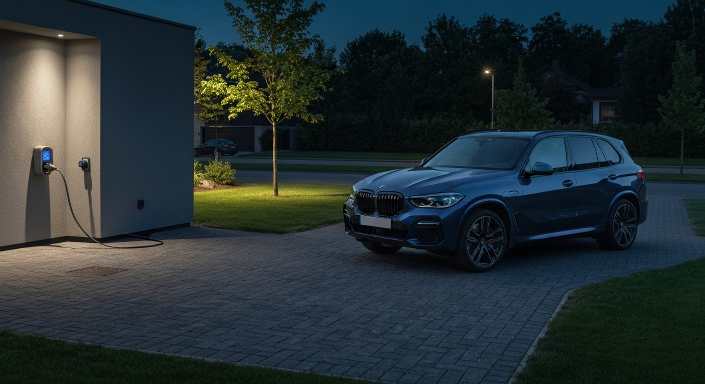 Visuel éditorial véhicule électrique ou hybride premium Joinsteer