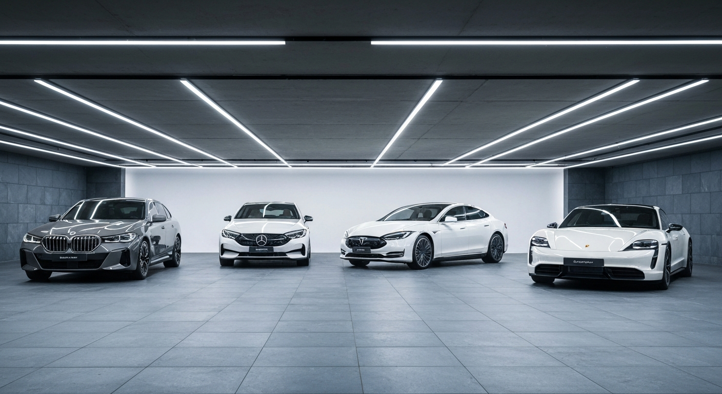 Visuel éditorial véhicule électrique ou hybride premium Joinsteer