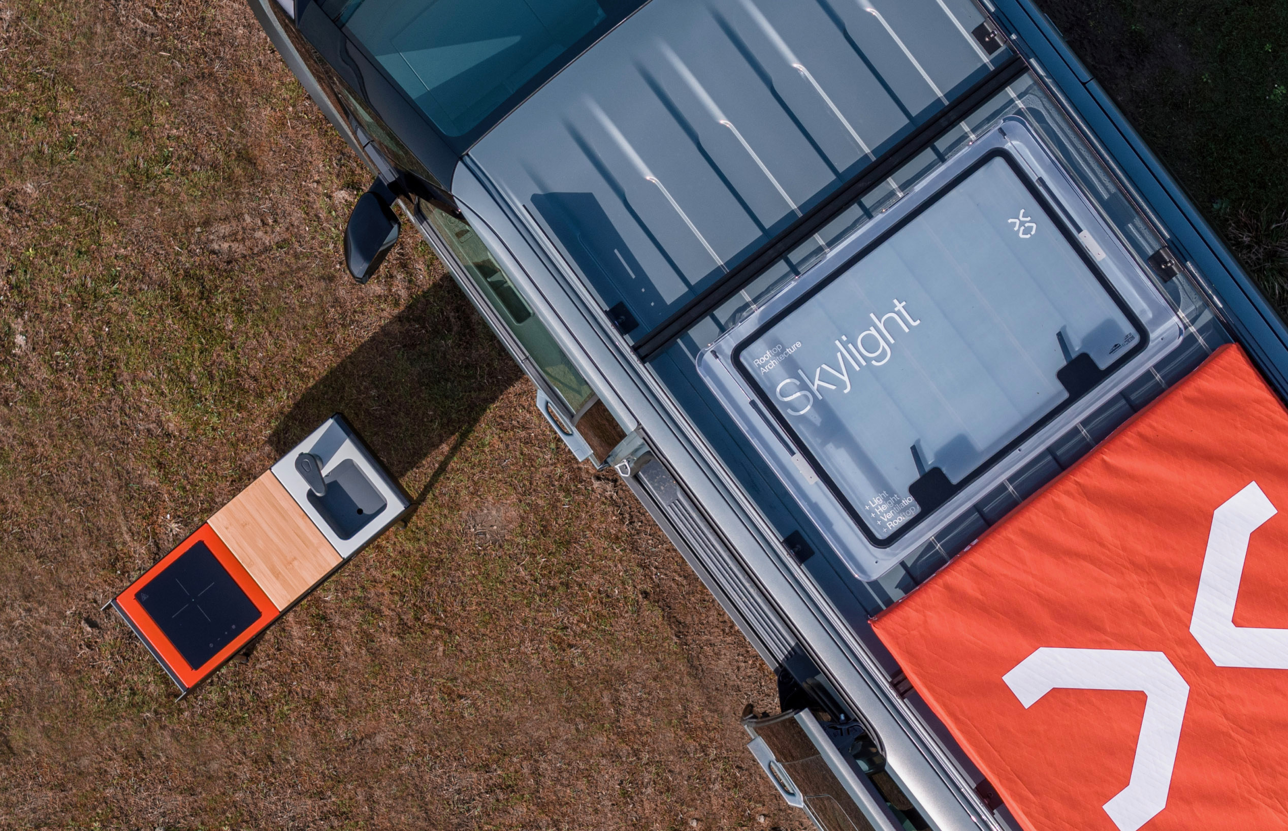 Vantrack LC Kia PV5 Camper Side View