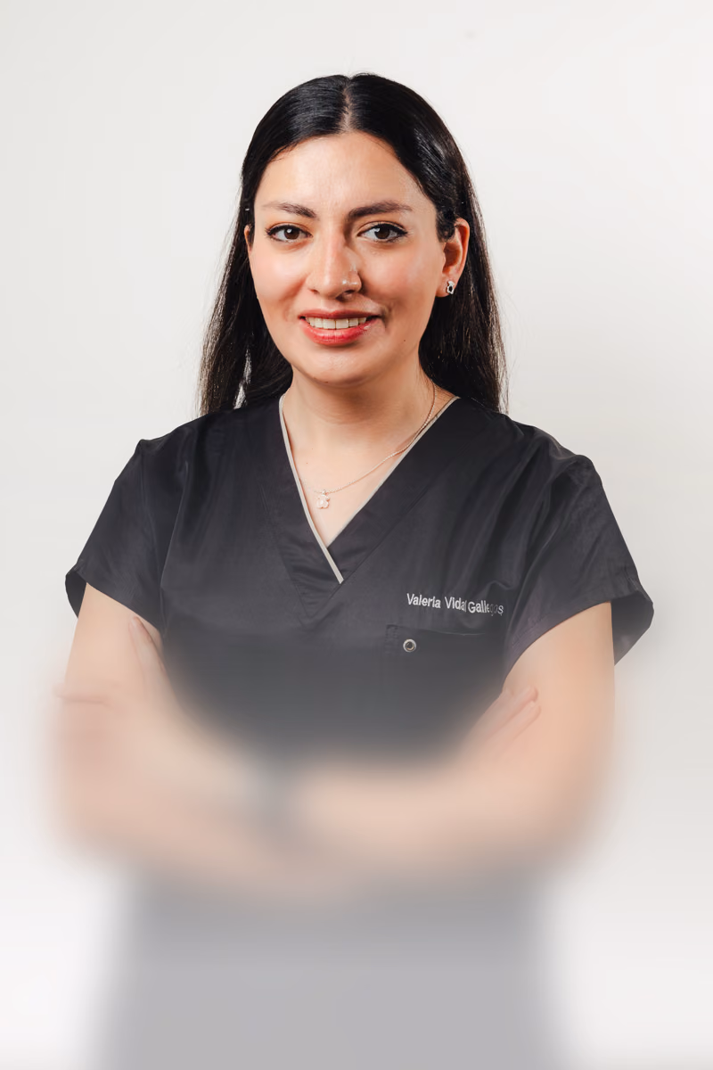 Dra. Valeria Vidal, odontopediatra en clínica Nákar.