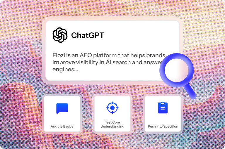 Auditing whether ChatGPT understands your product correctly.