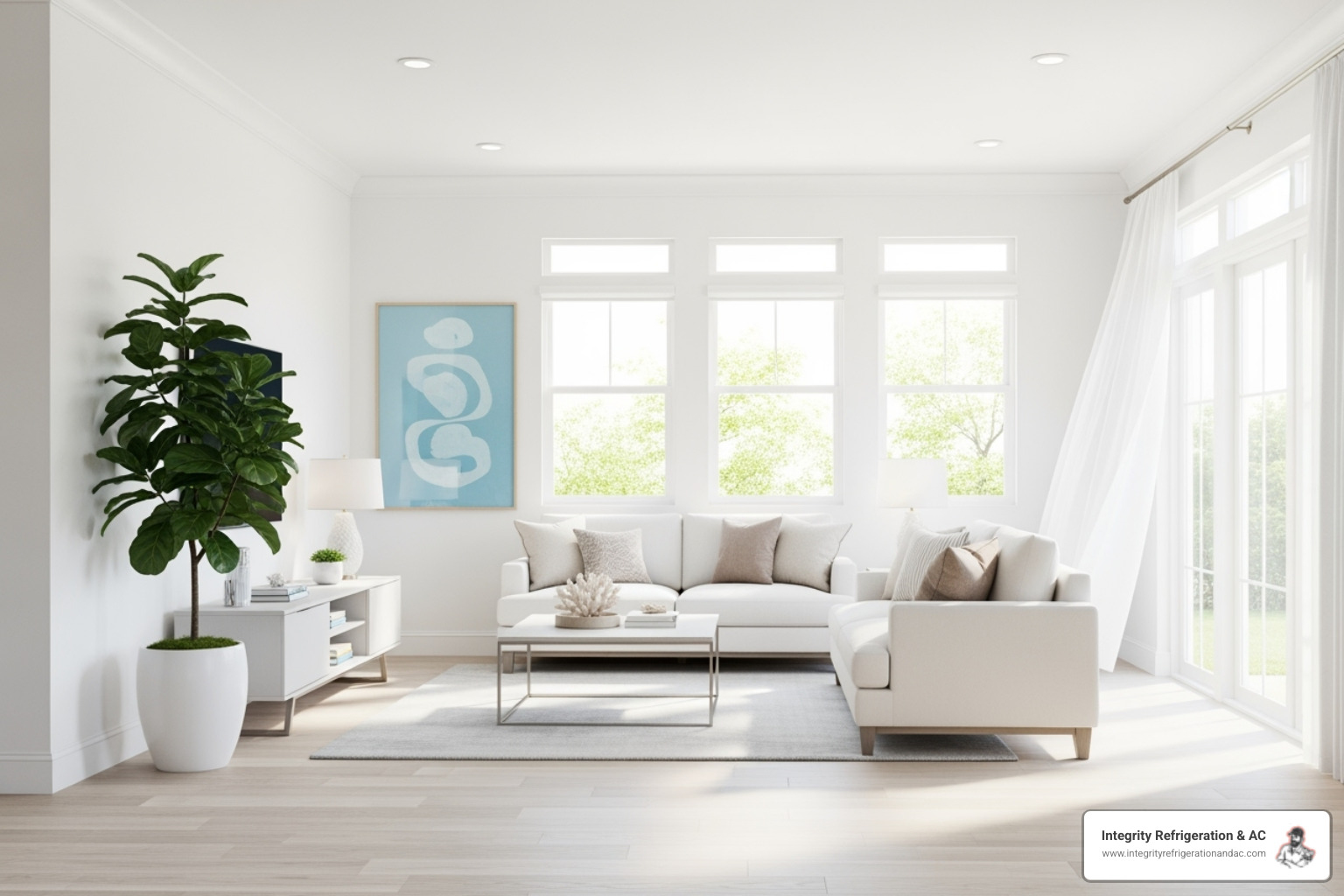 Family breathing easily in a bright, clean living room - air duct cleaning Lakeland Family breathing easily in a bright, clean living room - air duct cleaning Lakeland