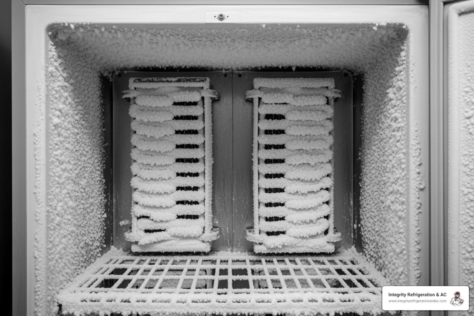 excessive frost buildup inside a freezer - Reach-in freezer service excessive frost buildup inside a freezer - Reach-in freezer service