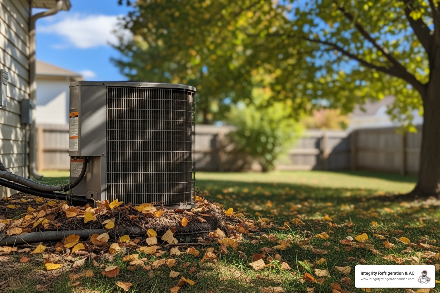 outdoor AC unit with leaves and debris - ac service lakeland outdoor AC unit with leaves and debris - ac service lakeland