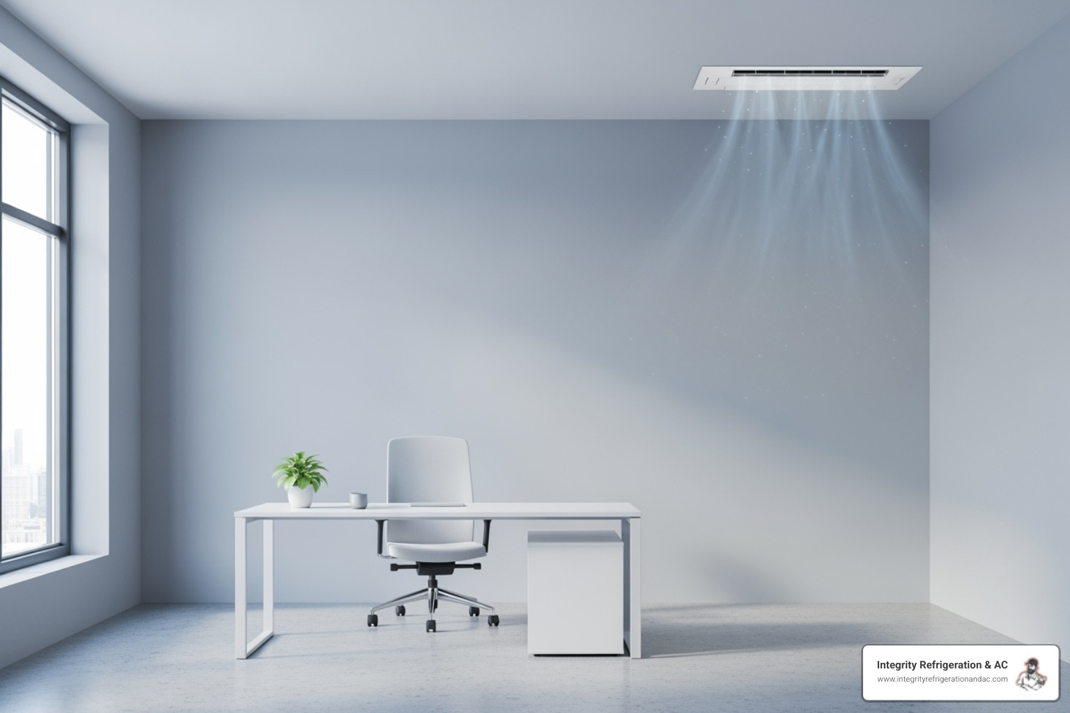 business owner relieved in cool office - emergency commercial hvac service in dundee fl business owner relieved in cool office - emergency commercial hvac service in dundee fl