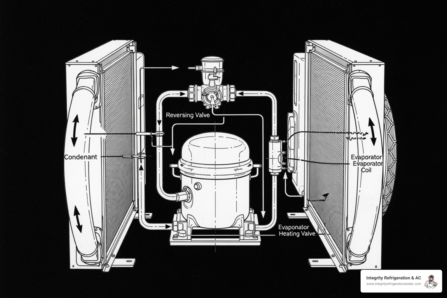 diagram of the main components of a heat pump system - how do heat pumps work diagram of the main components of a heat pump system - how do heat pumps work