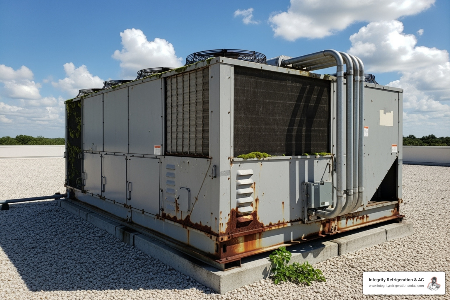 technician inspecting a commercial HVAC system on a rooftop - commercial hvac service in lake alfred fl technician inspecting a commercial HVAC system on a rooftop - commercial hvac service in lake alfred fl