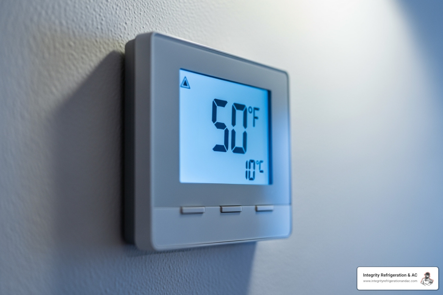 digital thermostat showing incorrect temperature - refrigeration maintenance service auburndale fl